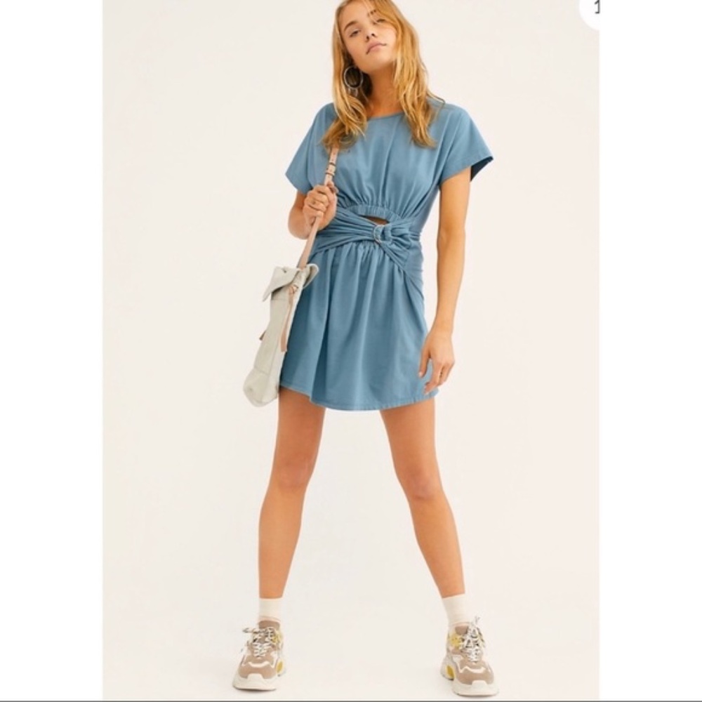 Free People Cutout Front Belted Mini - Picture 1 of 1